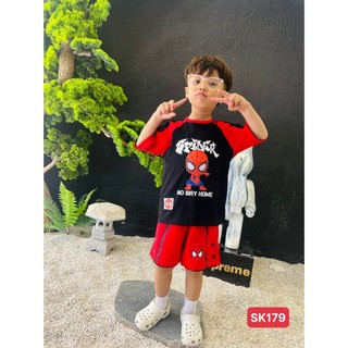 Bộ quần áo thời trang Siêu Anh Hùng người nhện - hàng Samkids