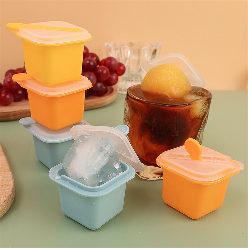 Khuôn đá viên Silicon làm kem, thạch, pudding