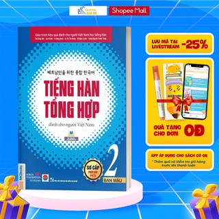 Sách - Tiếng Hàn Tổng Hợp Dành Cho Người Việt Nam Cấp Tập 2 - Bản Màu