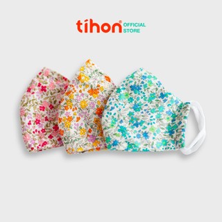 Khẩu Trang Vải TIHON 2 Lớp Xinh Xắn Cho Mẹ Và Bé