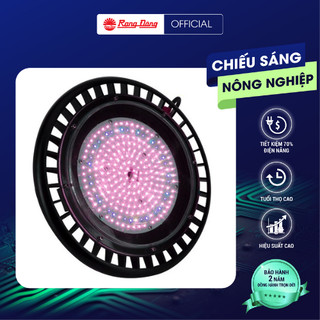 Đèn LED dùng cho dưa lưới, cà chua, dâu tây, hoa lan Rạng Đông model LED UFO330 150W/WBU