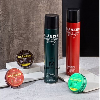 Gôm xịt tóc giữ nếp Glanzen 380ml