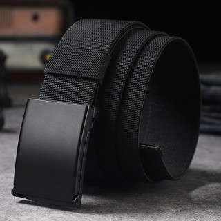 Thắt lưng nam hàng quân đội bằng vải bố canvas nhanh khô, khóa kim loại chống trầy xước, bảo hành 24 tháng