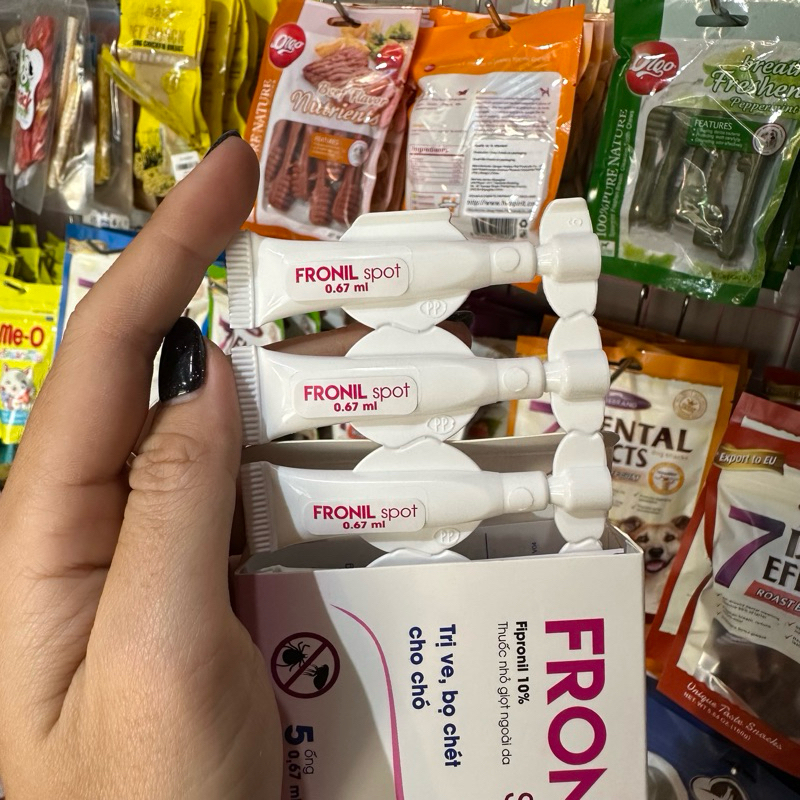 Nhỏ Gáy Tiêu Diệt Ve, Rận, Bọ Chét Chó Mèo Fronil Spot