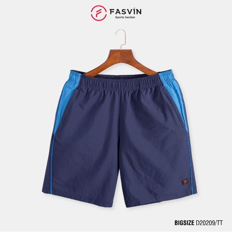 Quần Short Bigsize Gió Co Giãn Fasvin, Túi Khóa 2 Bên