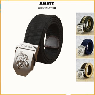 Thắt Lưng Nam Dây Dù Mặt Hợp Kim Thép Không Ghỉ Cao Cấp Khóa Cài Tiện Lợi, Dây Vải Dù