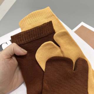Vớ Tất Nữ 4 Tấc Xỏ Ngón Cổ Trung T&T SOCKS Cotton Thoáng Khí Êm Ái Khử Mùi Hôi TRỊNH CHUNG - NU909