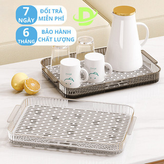 Khay Úp Cốc Hai Lớp Trong Suốt Chất Liệu PP Cao Cấp Chịu Nhiệt Tốt Thiết Kế Tinh Tế Sang Trọng Dailymalloffical