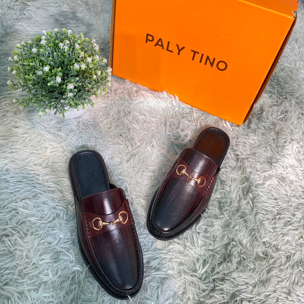 [LUXURY]  Giày Sục Nam da bò cao cấp siêu đẹp thời thượng đế cao phíp cao cấp 3cm, Giày Hở gót nam- Mã G107 | BigBuy360 - bigbuy360.vn