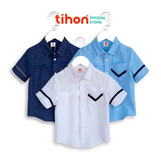 Áo sơ mi cộc tay cho bé trai cao cấp chất liệu thoáng mát, thiết kế siêu xinh ASM0750447