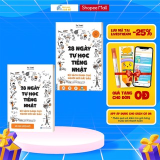Sách - Combo 28 ngày tự học tiếng Nhật