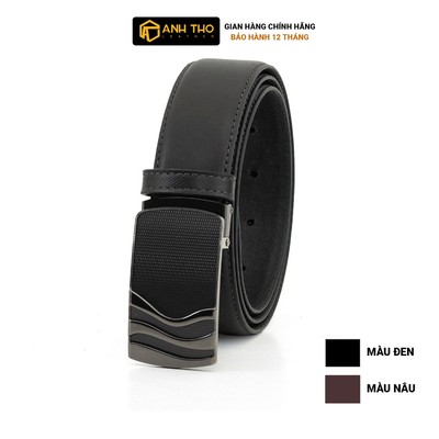 Thắt lưng khóa gài TONY | MSAB35-07D | Anh Tho Leather