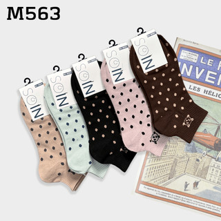 Vớ Tất Nữ Cổ Ngắn Chấm Bi T&T SOCKS Basic Nhiều Màu Thoáng Khí Êm Ái Khử Mùi TRỊNH CHUNG - M563