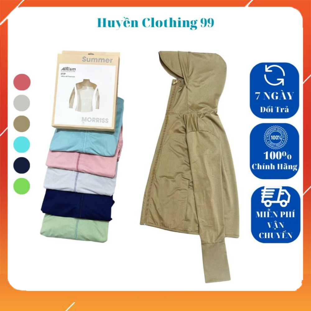 ÁO CHỐNG NẮNG NỮ MORRISS 1 LỚP,CHẤT THUN LẠNH Siêu Đẹp