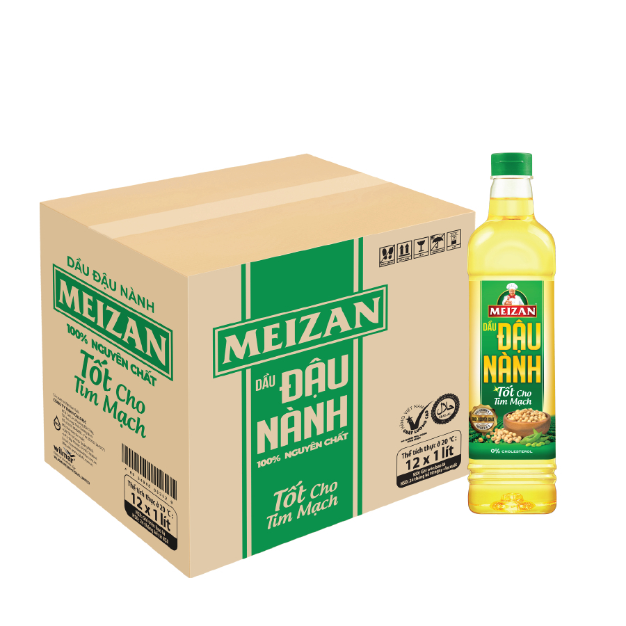Dầu đậu nành Meizan 1L