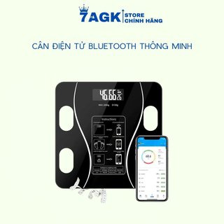 Cân Điện Tử Kết Nối Bluetooth Phân Tích Các Chỉ Số Cơ Thể Hiển Thị Nhiệt Độ Kiểm Soát Cân Năng Tiện Lợi Cho Gia Đình