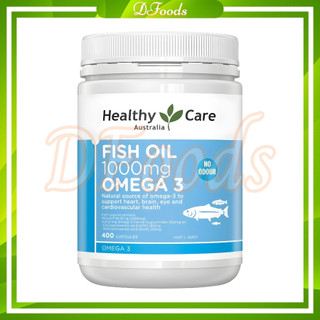 Dầu Cá Fish Oil Healthy Care Omega-3  1000mg, lọ 400 viên