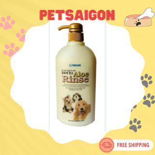 [CHÍNH HÃNG] DẦU XẢ FORCANS NHA ĐAM CHO CHÓ MÈO - 750ML