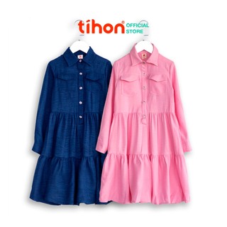 Váy thu đông cho bé gái TIHON cao cấp phong cách Hàn Quốc siêu xinh vt0750487