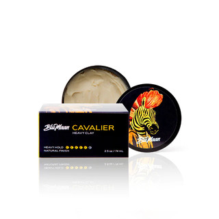 Tạo kiểu cho nam Blumaan Cavalier Heavy Clay 74gr – sáp tạo kiểu tóc giữ nếp cực tốt con ngựa vằn