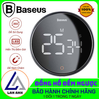 Đồng Hồ Đếm Ngược Baseus Timer Pro - Màn Hình LED - Đế Nam Châm - Có Báo Âm Thanh