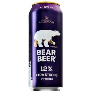 Bia gấu bear beer extra strong 12% đức - lốc 6 lon 500ml