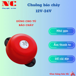 Chuông báo cháy 4inch 24 vdc horing nq-418, âm lượng to, chuông loại tốt
