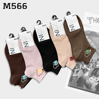 Vớ Tất Nữ Cổ Ngắn Trái Tim T&T SOCKS Basic Nhiều Màu Thoáng Khí Êm Ái Khử Mùi TRỊNH CHUNG - M566