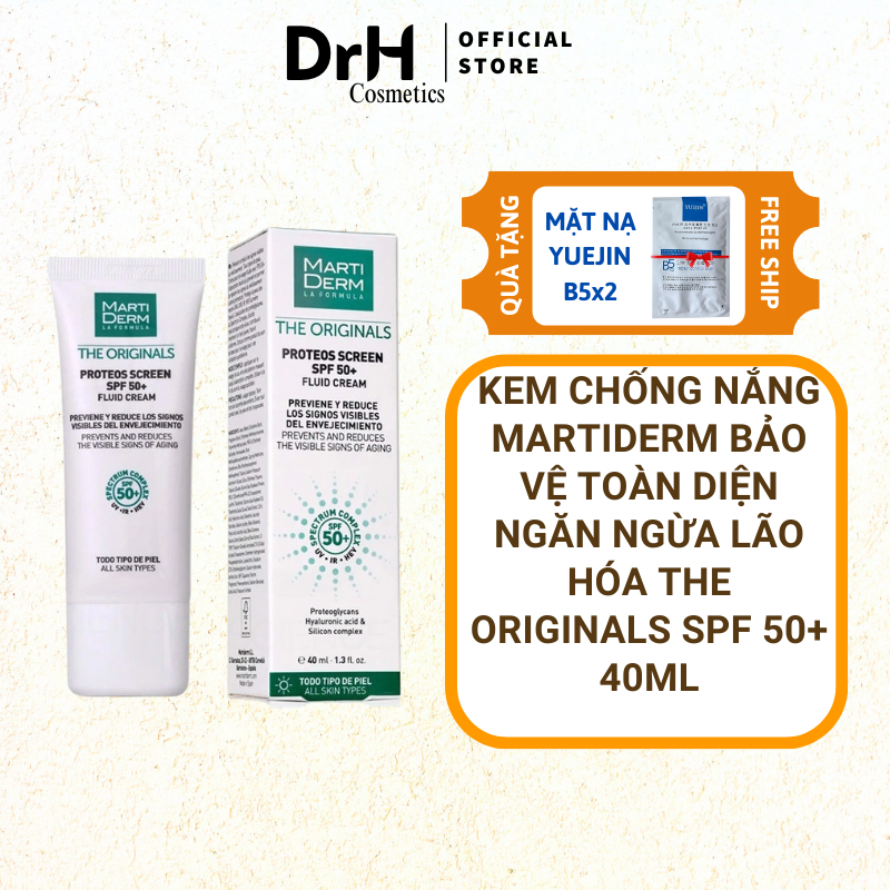 Kem Chống Nắng MartiDerm The Originals SPF 50+ Fluid Cream 40ml