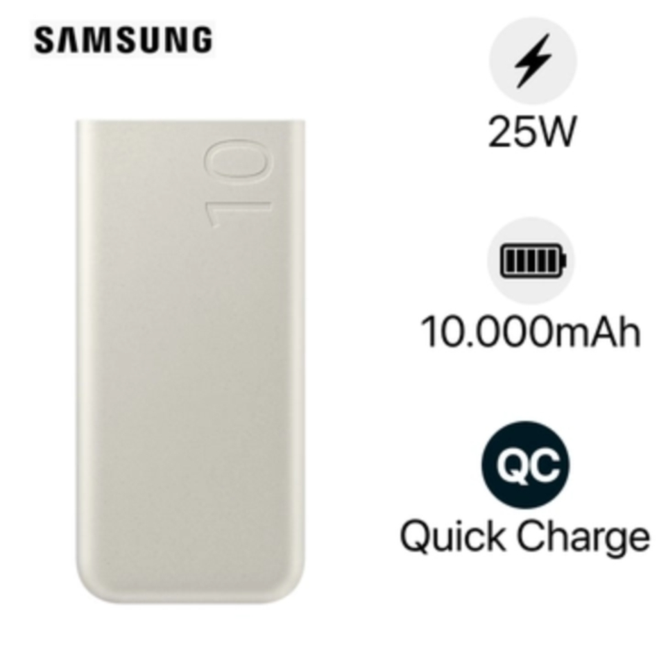 Sạc Dự Phòng Samsung 10.000mAh 25W (EB-P3400) (kèm cáp Type-C 0.2m) - Hàng Chính Hãng