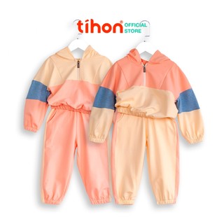 Bộ quần áo thu đông cho bé gái TIHON cao cấp chất liệu mềm mại ấm áp cho trẻ từ 11kg đến 40kg set0760131