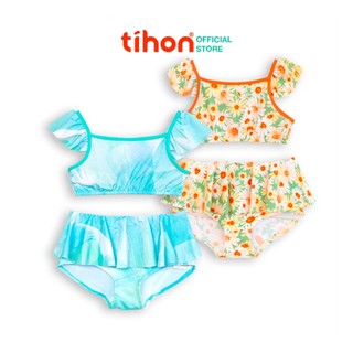 Bộ đồ bơi cho bé gái TIHON cao cấp thiết kế 2 mảnh siêu xinh SET0850415