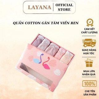Hộp 5 Quần Lót Thiên Nga Kháng Khuẩn Xuất Nhật, Hàng Cao Cấp FreeSize_LAYANA STORE