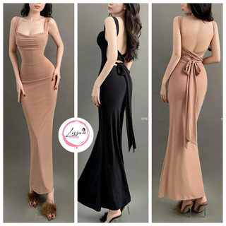 Đầm body đầm cột dây dáng xoè đuôi cá sang chảnh quyến rũ đ224 Giá sỉ Lissa