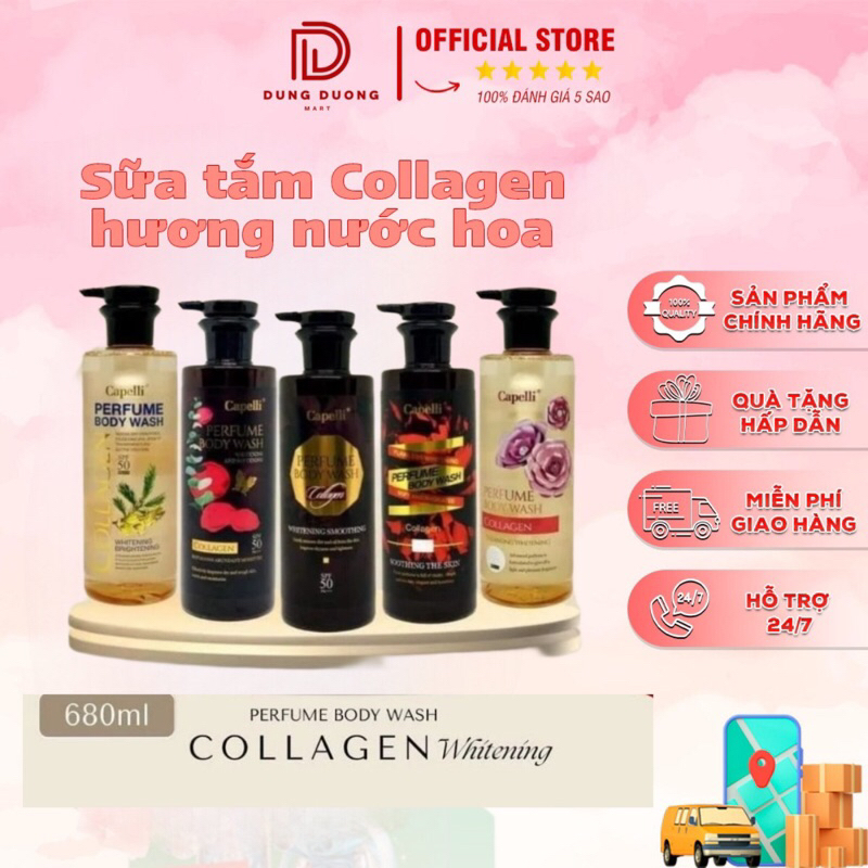 Sữa tắm nước hoa Capelli DUNG DUONG MART