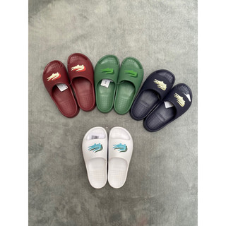 Dép bánh mì Lacoste cao su đúc nguyên khối authentic - Lacoste serve slide 2.0 evo synthetic slides
