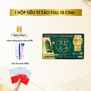 P3 - - hộp nước uống vi tảo tặng 1 set 10 mask + kem tna