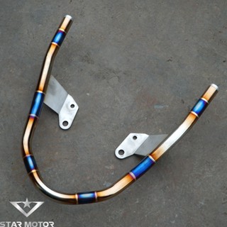 Tay xách Titan khò màu dành cho xe Sirius from vểnh - chất liệu inox 304