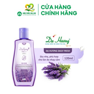 {MỚI} Dung dịch vệ sinh Dạ Hương Daily Fresh Dịu nhẹ - Phù hợp cho DA NHẠY CẢM 120ml