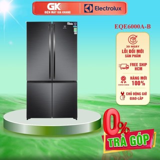 Eqe6000a-b - miễn phí công lắp đặt- tủ lạnh electrolux inverter 541 lít eqe6000a-b mới 2021