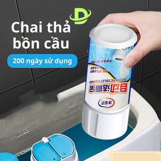 Cốc thả bồn cầu dạng nước, côc thiết kế nắp chiết thông minh sử dụng tới 1000 lượt xả, Chai Thả Bồn Cầu diệt khuẩn