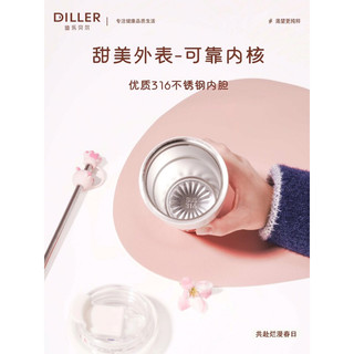 Ly giữ nhiệt cao cấp Diller 500ml