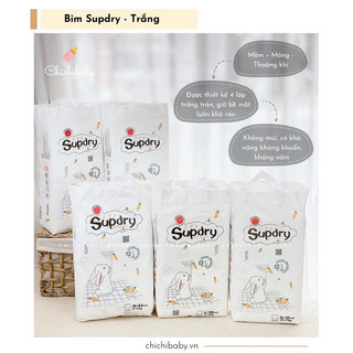 Bỉm supdry trắng nội địa trung