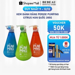 Kem đánh răng perioe pumping citrus hàn quốc 285g - tv160