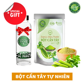Nước uống Bột Detox Cần Tây Tươi ONELIFE hòa tan uống liền nguyên chất, đẹp da, giảm mụn