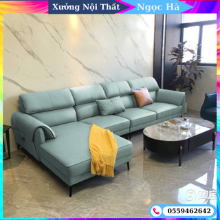 Sofa góc l cao cấp- sofa da cao cấp 3m2x1m8