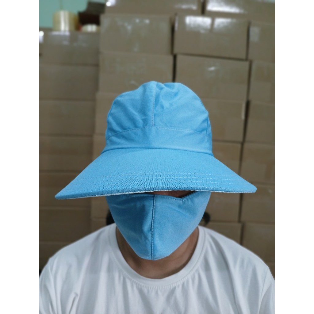 Nón mũ vải KATE VIỆT THẮNG mũ chống nắng KÈM KHẨU TRANG  nón chống nắng kèm khẩu trang