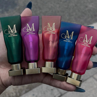 (tặng cọ tán son) SON KEM NHUNG LÌ MNC LUXURY - Made in VN