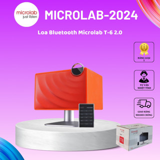Loa di động bluetooth microlab t6 36w - hàng chính hãng