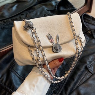 Túi xách nữ đeo vai chất da pu kẹp nách xinh xắn màu trắng mã t473